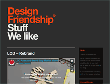 Tablet Screenshot of designfriendship.com